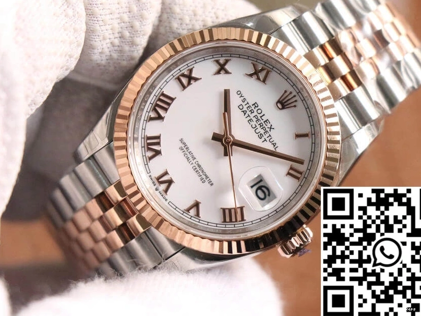Rose Datejust Factory M126231-0015 EW Rolex Gold 0903